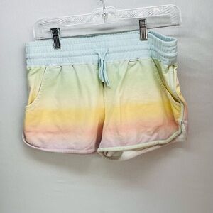 Honeydew Intimates Pastel Ombre Drawstring Athletic Shorts - Mint, Yellow, Blush
